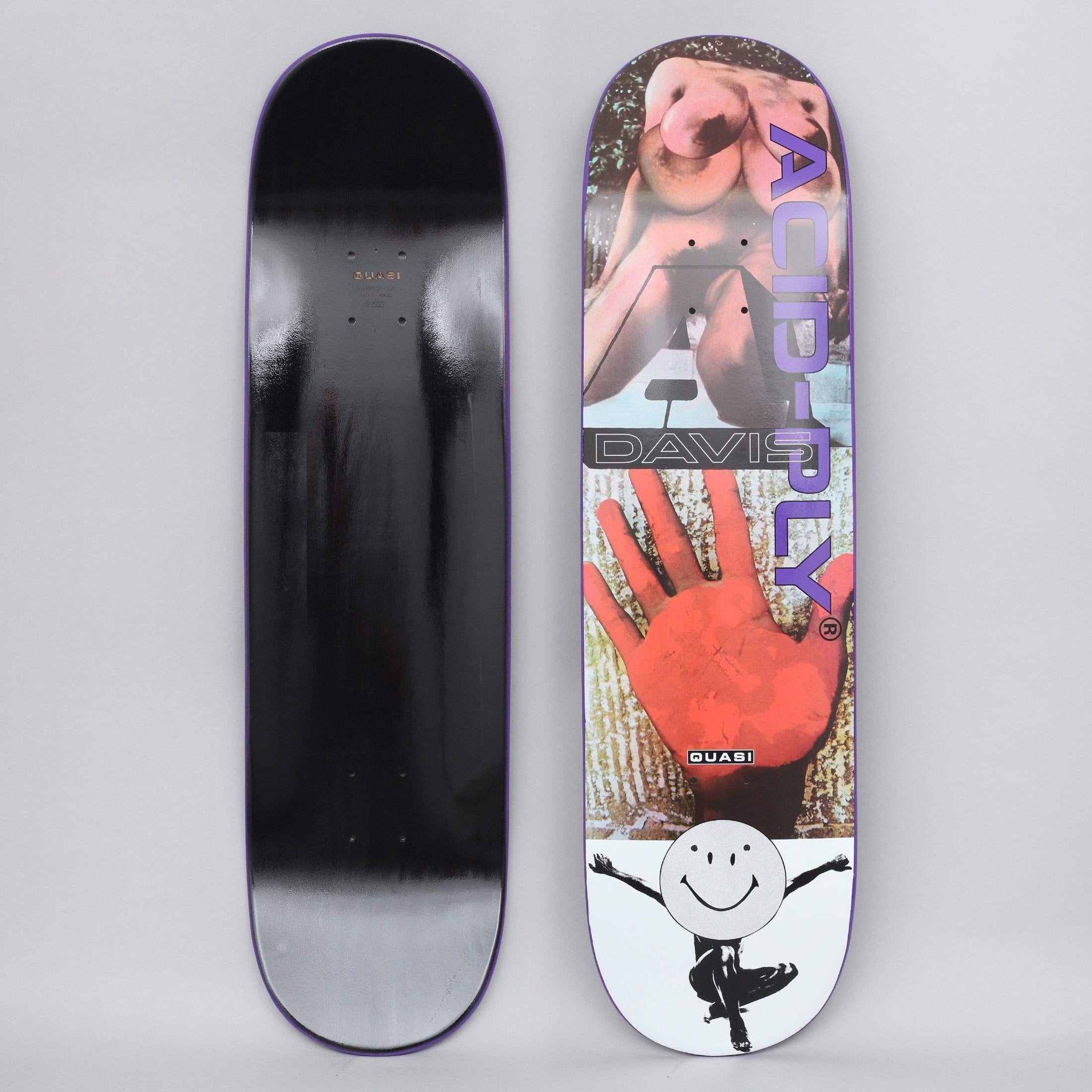 Quasi 8.5 Davis Acid Ply Skateboard Deck Purple
