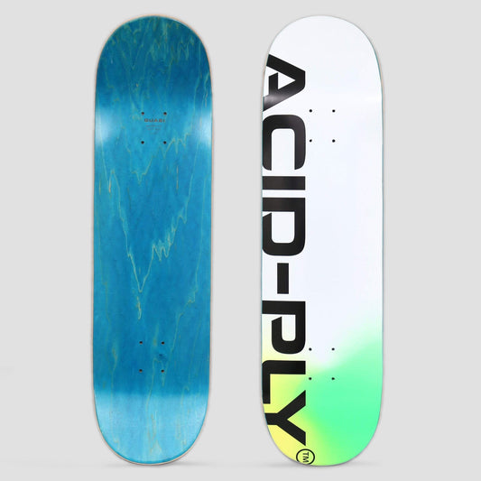 Quasi 8.625 Acid Ply Spectrum 2 Skateboard Deck White
