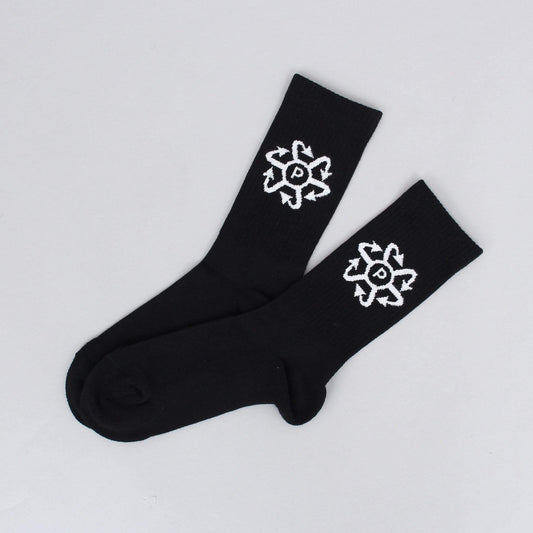 Paccbet Jacquard Socks Black