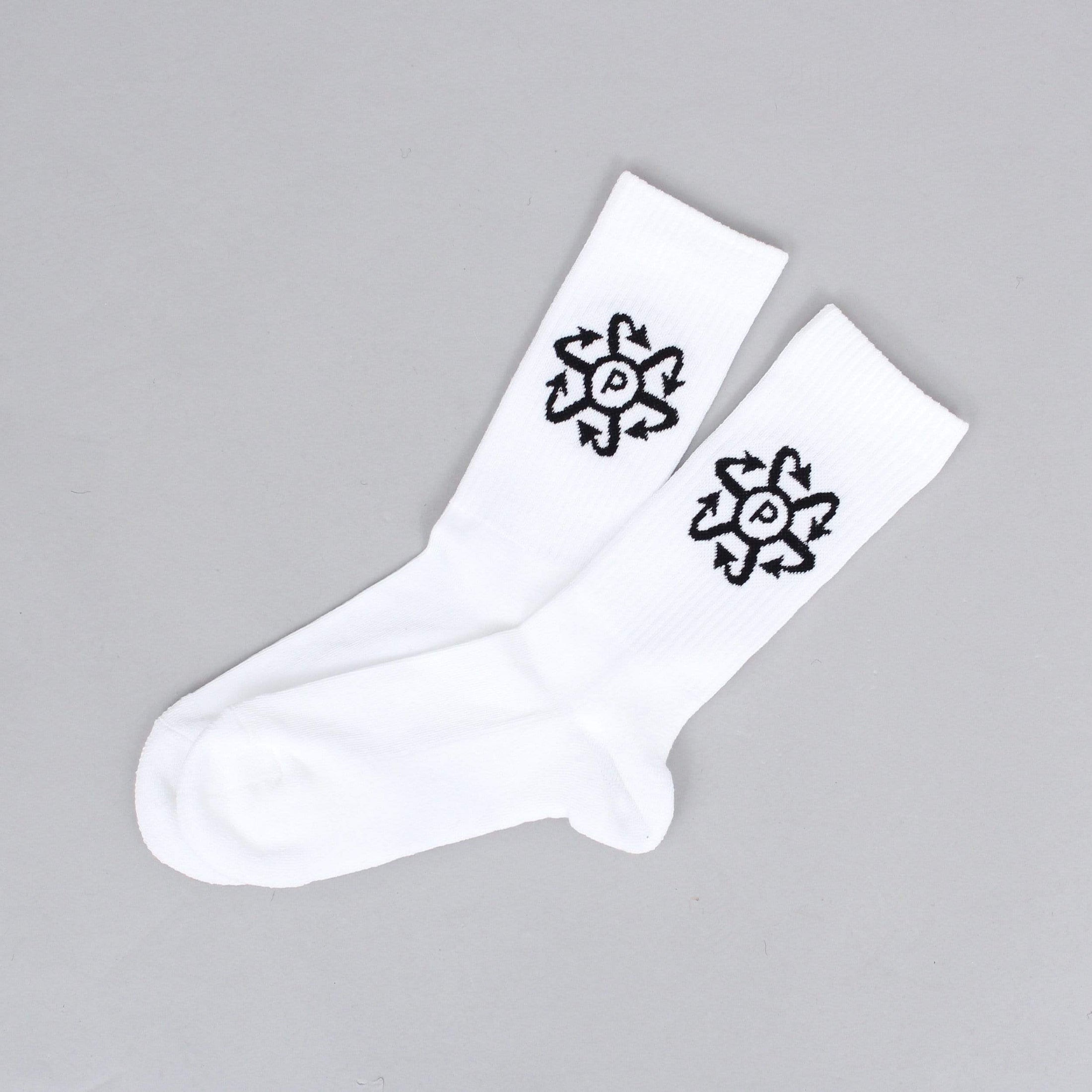 Paccbet Jacquard Socks White