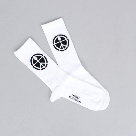 Paccbet Jacquard Socks White