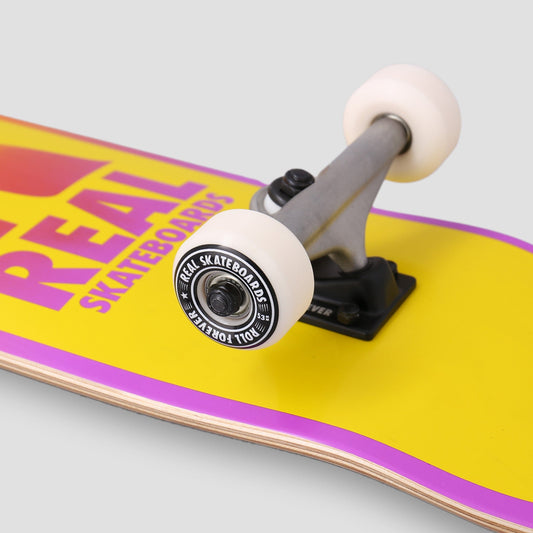 Real 7.75 Be Free Medium Complete Skateboard Yellow