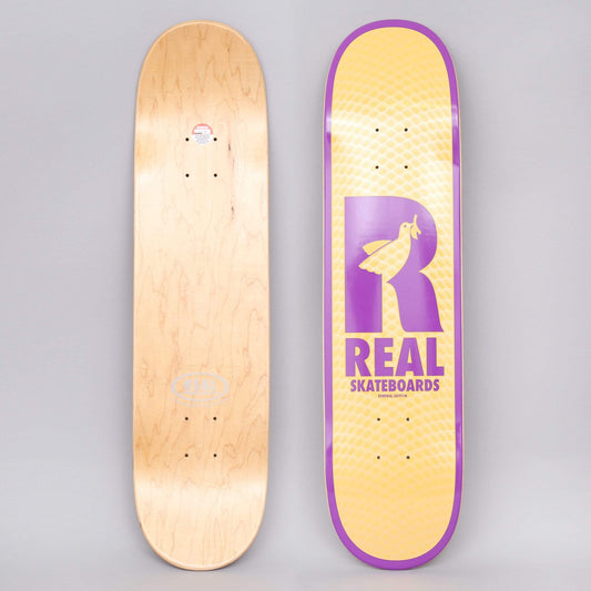 Real 7.75 Renewal Doves Skateboard Deck Gold