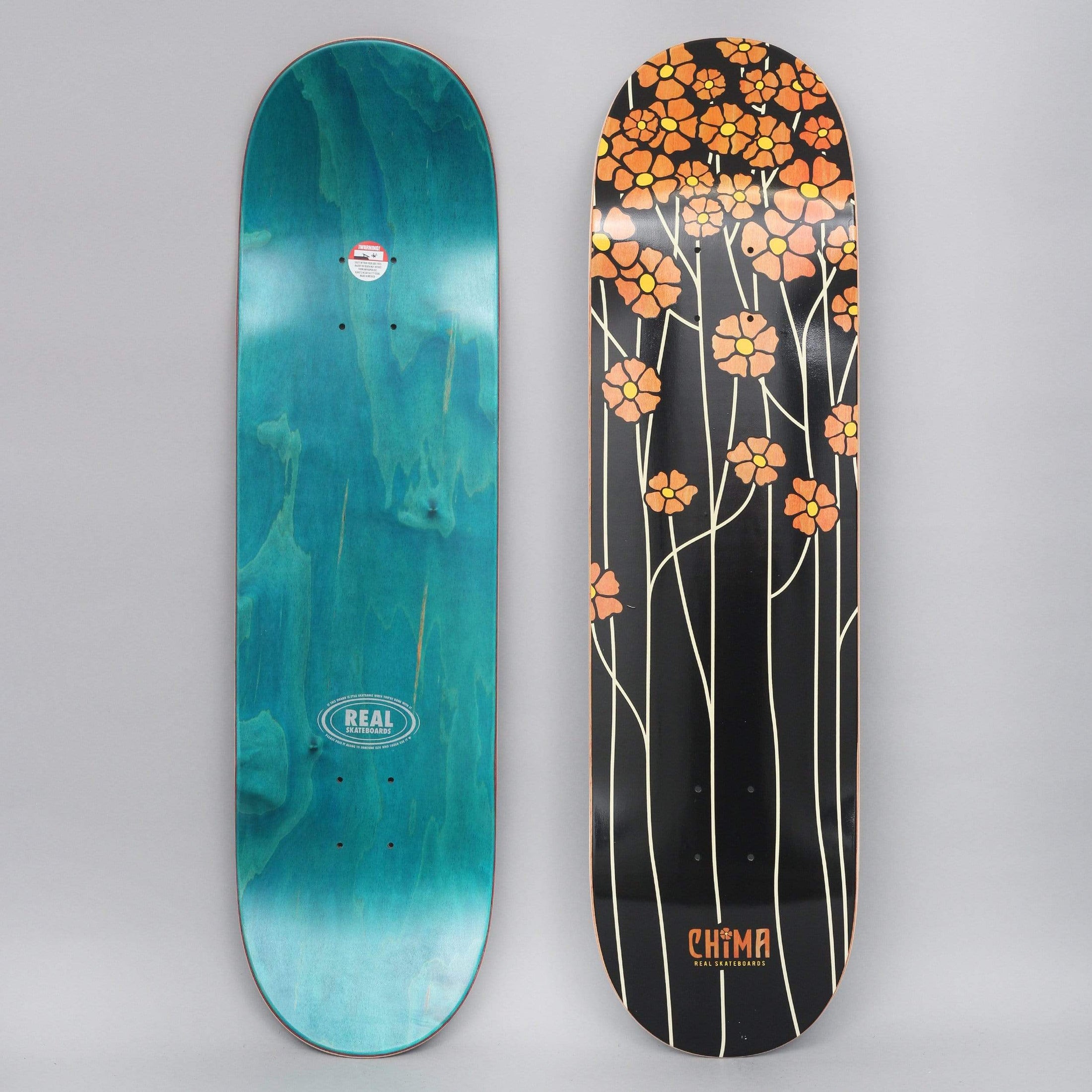 Real 8.06 Chima Poppy Fields Redux Skateboard Deck