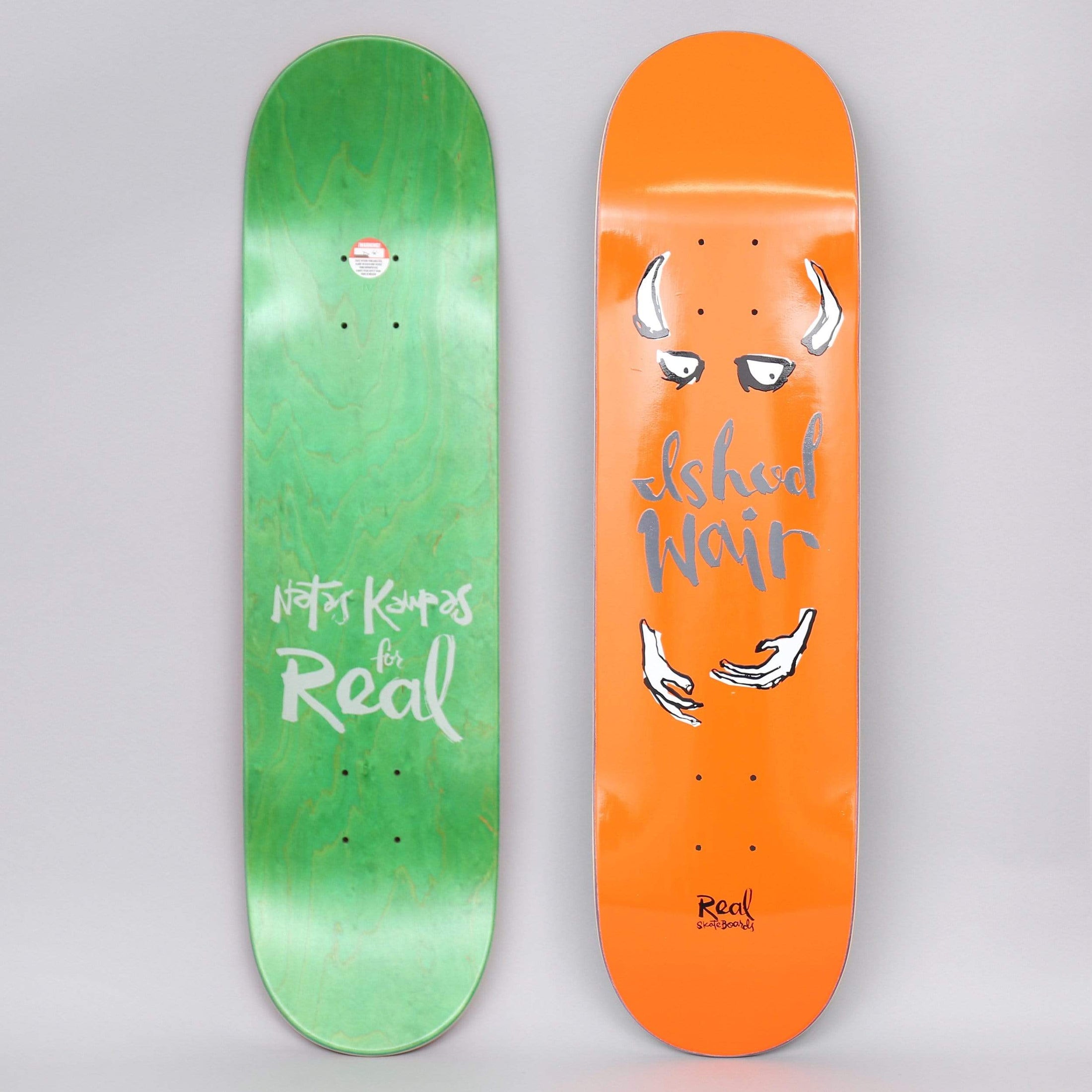 Real 8.06 Ishod By Natas Skateboard Deck Orange