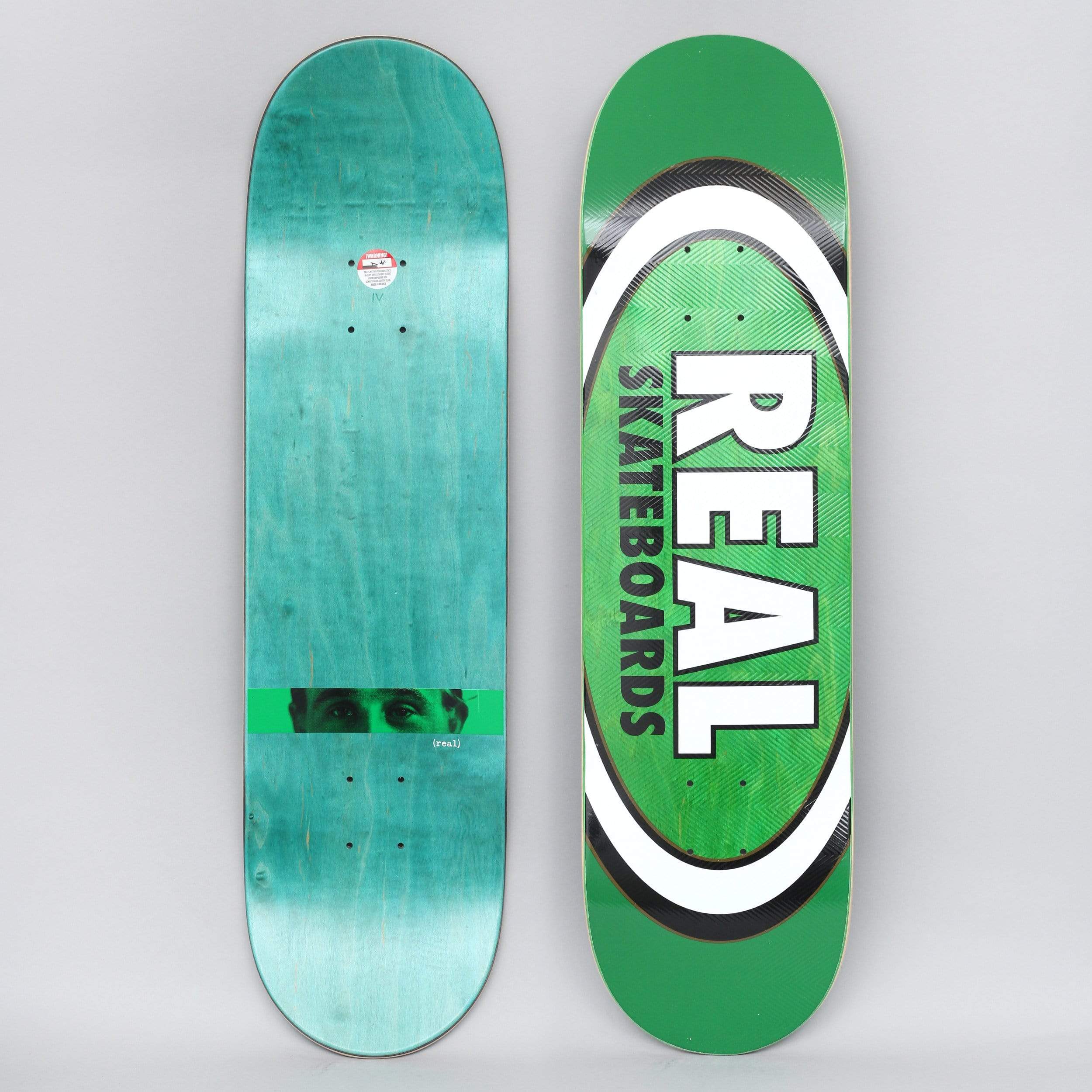 Real 8.4 Harry Am Edition Oval Skateboard Deck Green – Slam City