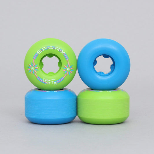 Ricta 52mm 99A Sparx Mix Up Skateboard Wheels Blue / Green