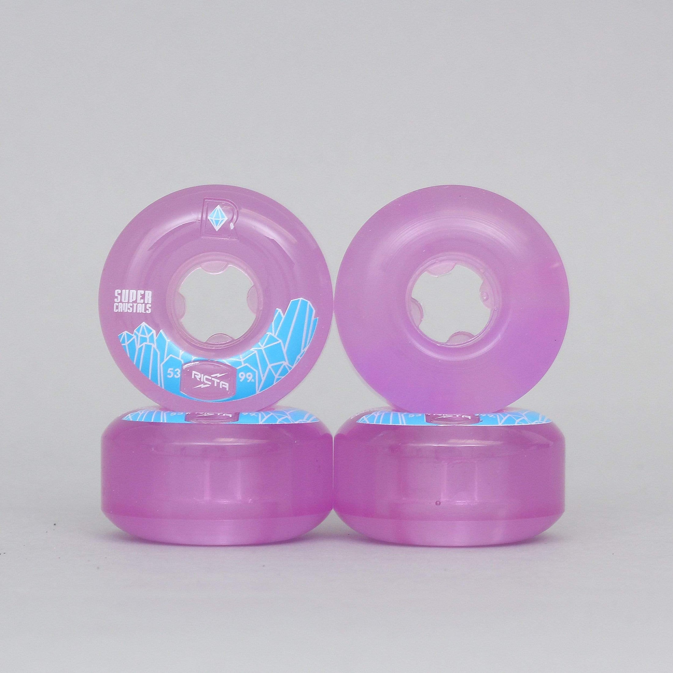 Ricta 53mm 99A Super Crystals Skateboard Wheels Purple