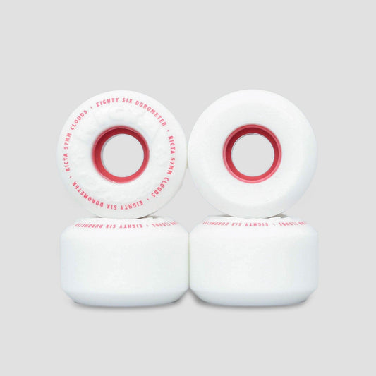 Ricta 57mm 86A Clouds Wheels White / Red