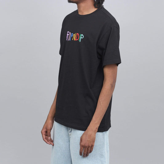 RIPNDIP EMB Logo T-Shirt Black