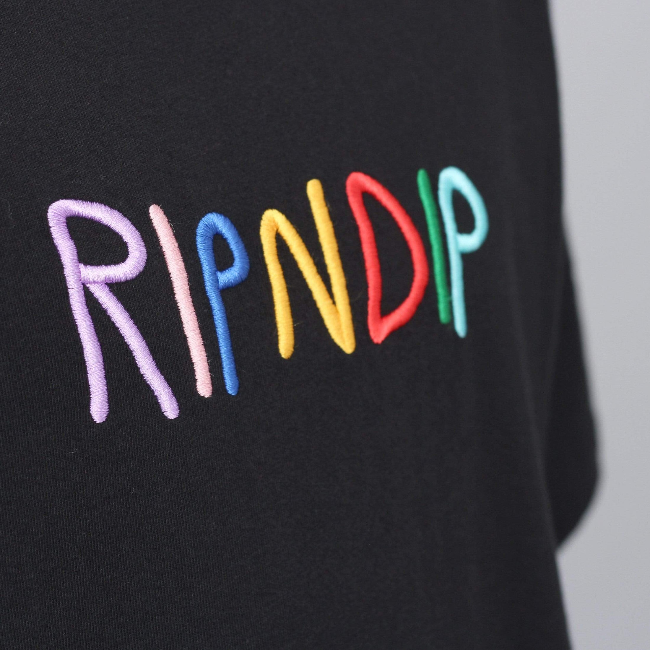 RIPNDIP EMB Logo T-Shirt Black