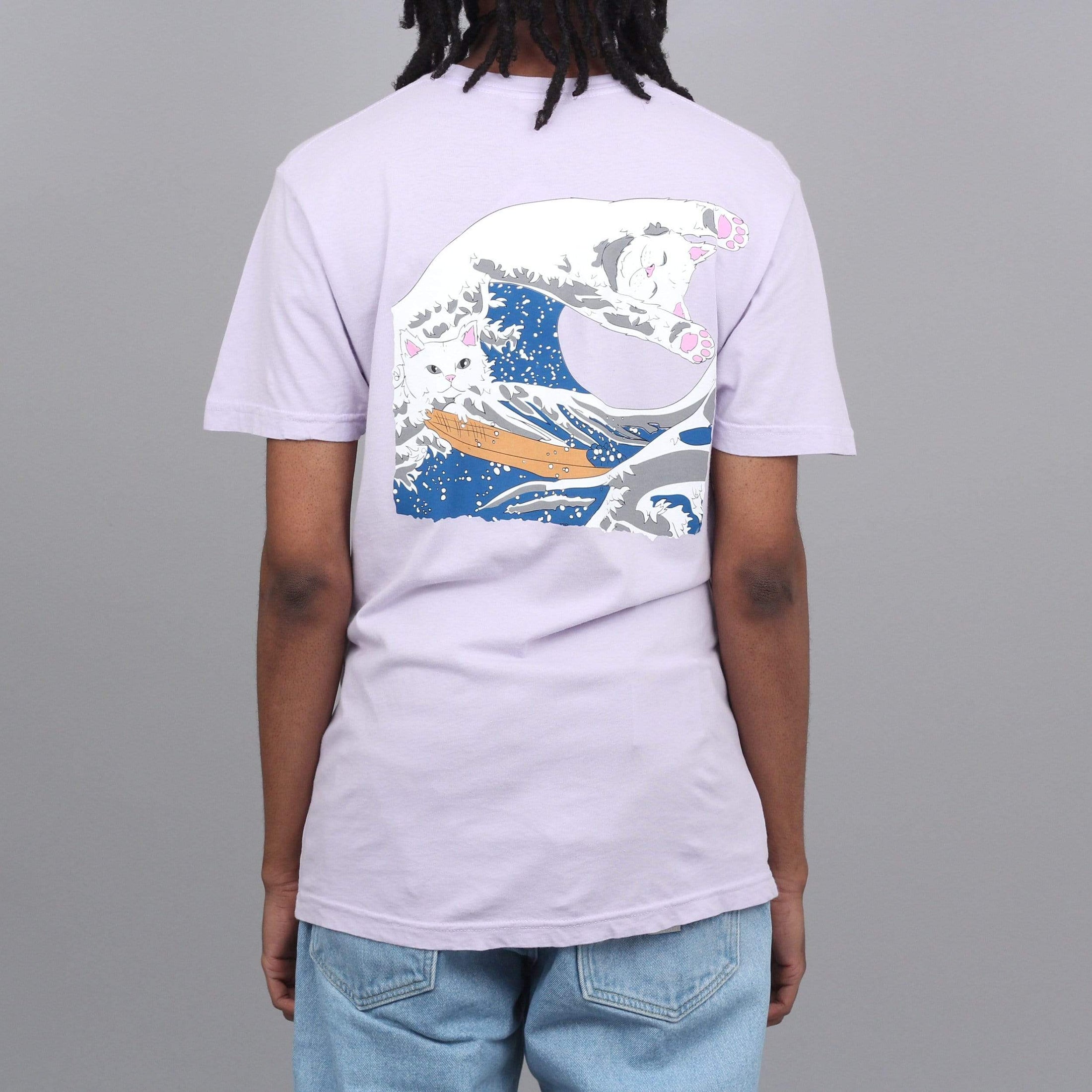 RIPNDIP Great Wave T-Shirt Lavender