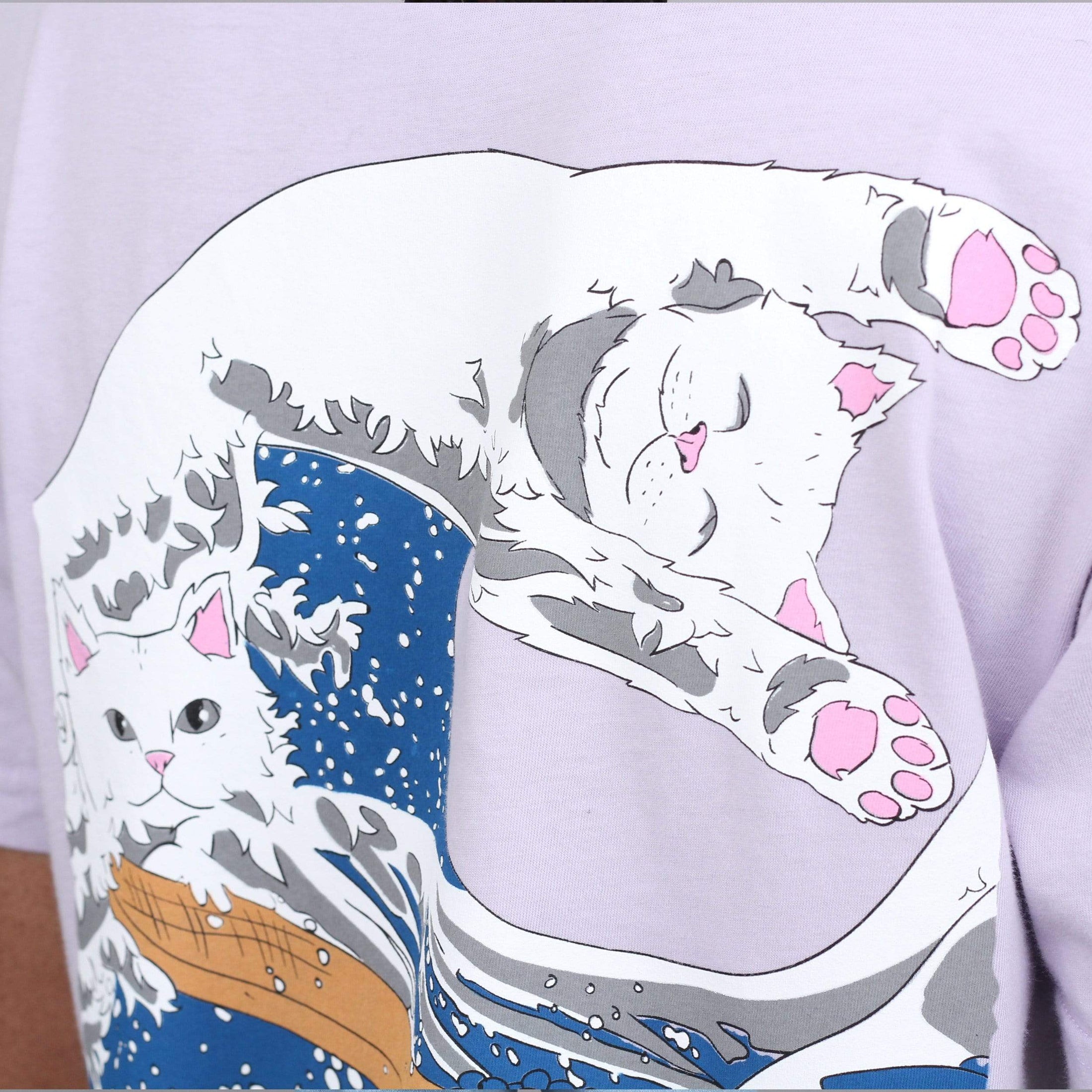 RIPNDIP Great Wave T-Shirt Lavender