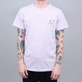Load image into Gallery viewer, RIPNDIP Peeking Nermal Knit T-Shirt Lavender / Lime
