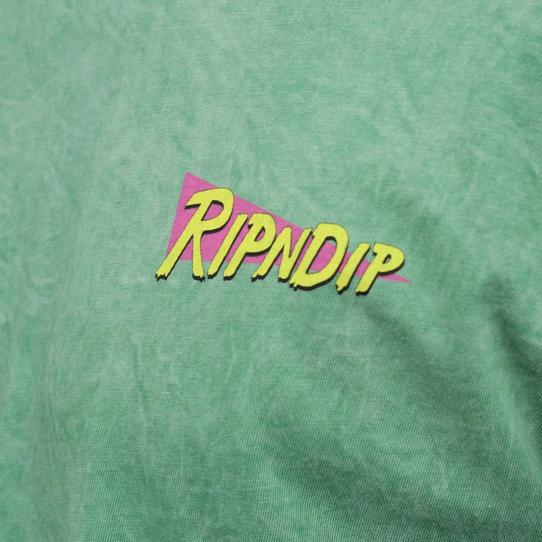 RIPNDIP Purple Haze T-Shirt Green Vintage Wash