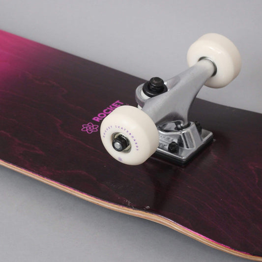 Rocket 7.75 Double Dipped Complete Skateboard Purple