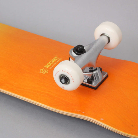 Rocket 8.0 Double Dipped Complete Skateboard Orange