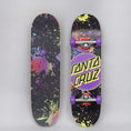 Load image into Gallery viewer, Santa Cruz 7.50 Dot Splatter Micro Complete Skateboard Black / Purple

