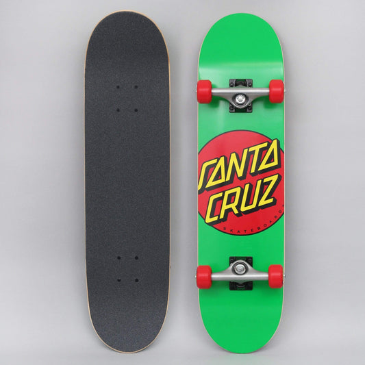 Santa Cruz 7.80 Classic Dot Complete Skateboard Green / Red