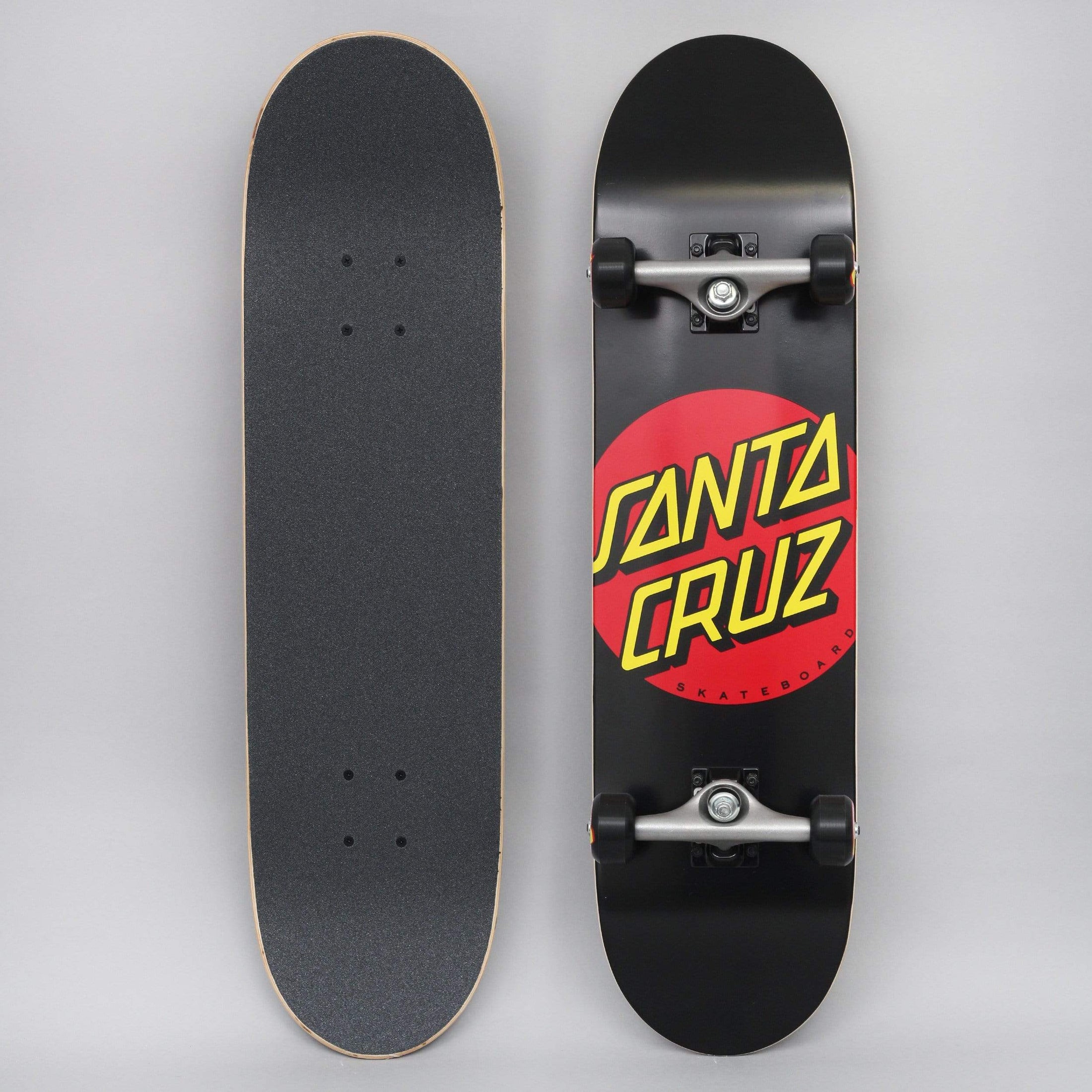 Santa Cruz 8.0 Classic Dot Complete Skateboard Black / Red
