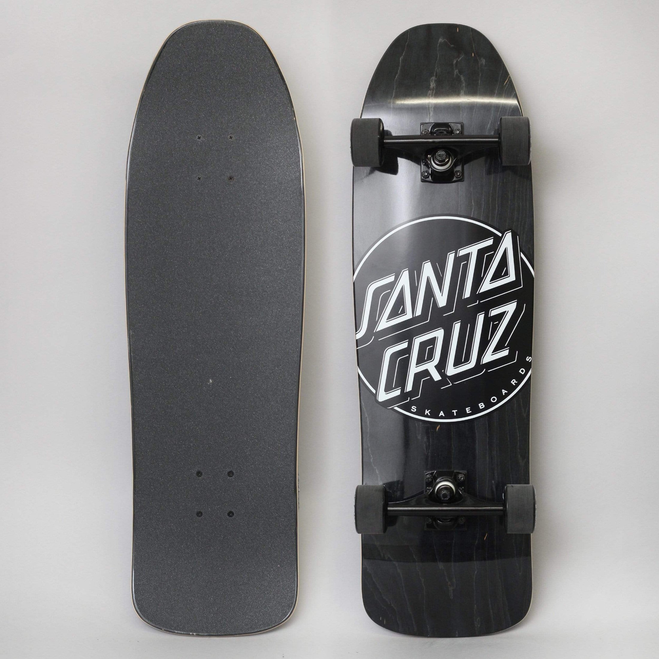 Santa Cruz 9.35 Contra Dot 80's Complete Skateboard Black