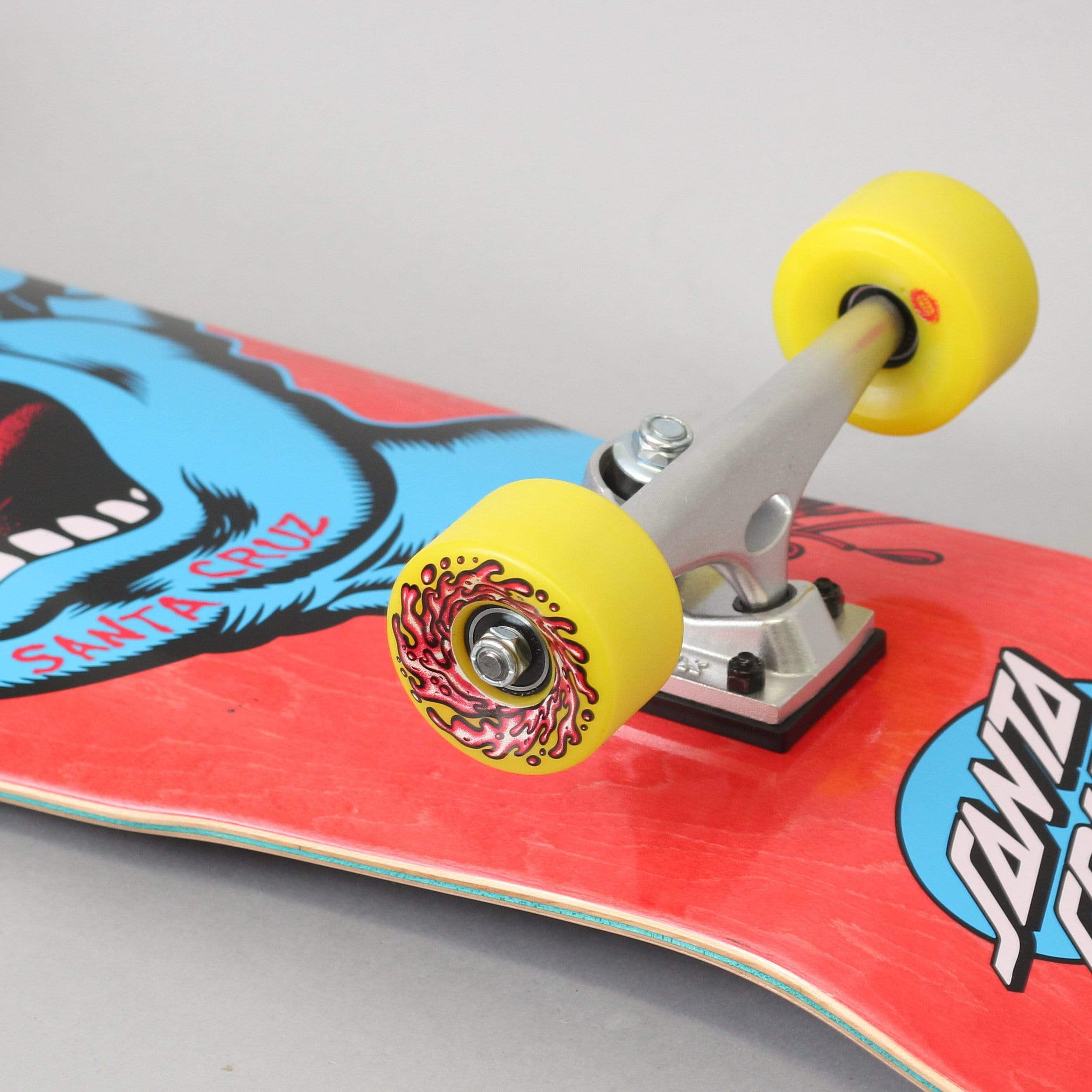 Santa Cruz 9.42 Screaming Hand Foil 80's Complete Skateboard Red