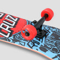 Load image into Gallery viewer, Santa Cruz 9.7 Contra Distress Shaped Complete Skateboard Cruiser Blue

