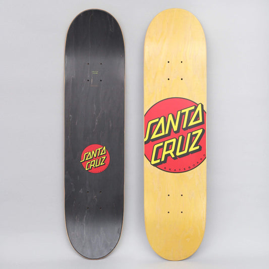 Santa Cruz 7.75 Classic Dot Skateboard Deck Yellow