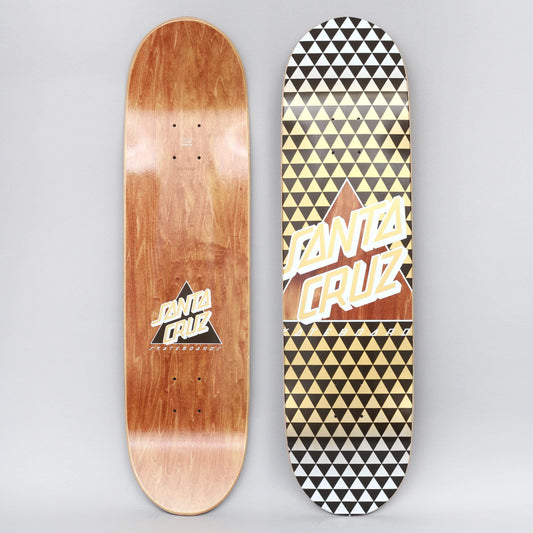 Santa Cruz 8.25 Not A Dot Taper Tip Skateboard Deck Gold