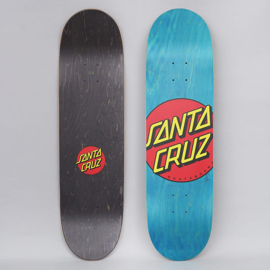 Santa Cruz 8.5 Classic Dot Skateboard Deck Blue / Red
