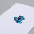 Load image into Gallery viewer, Santa Cruz Screaming Mini Hand Socks White
