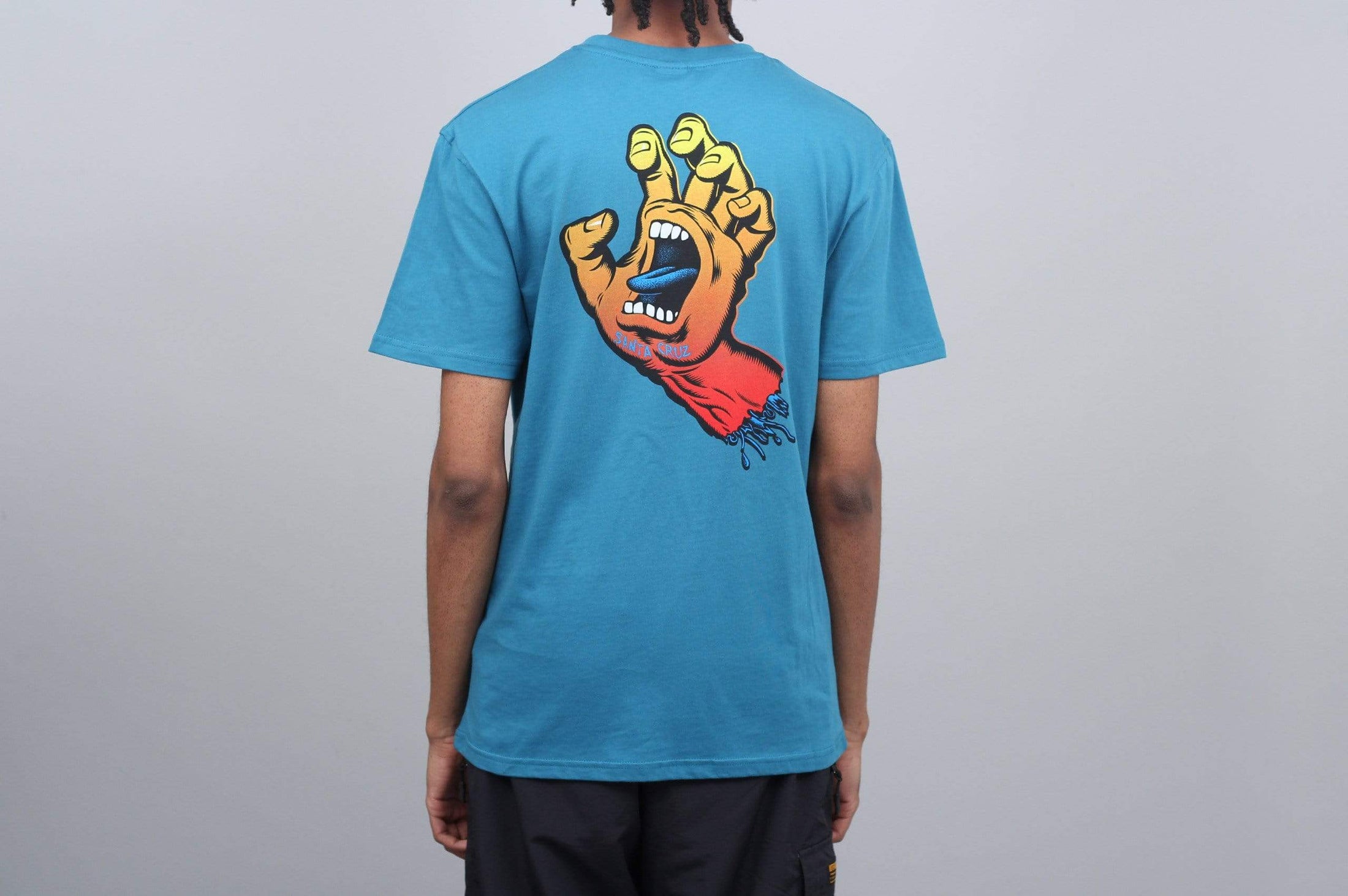 Santa Cruz Fade Hand T-Shirt Ink Blue