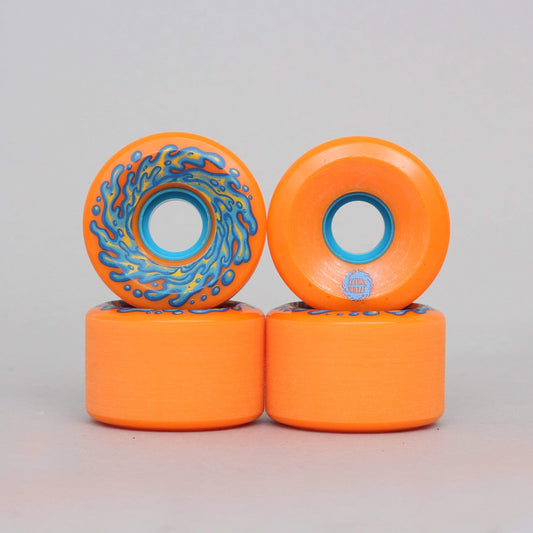Santa Cruz 60mm 78A Slime Balls OG Slime Wheels Orange / Blue