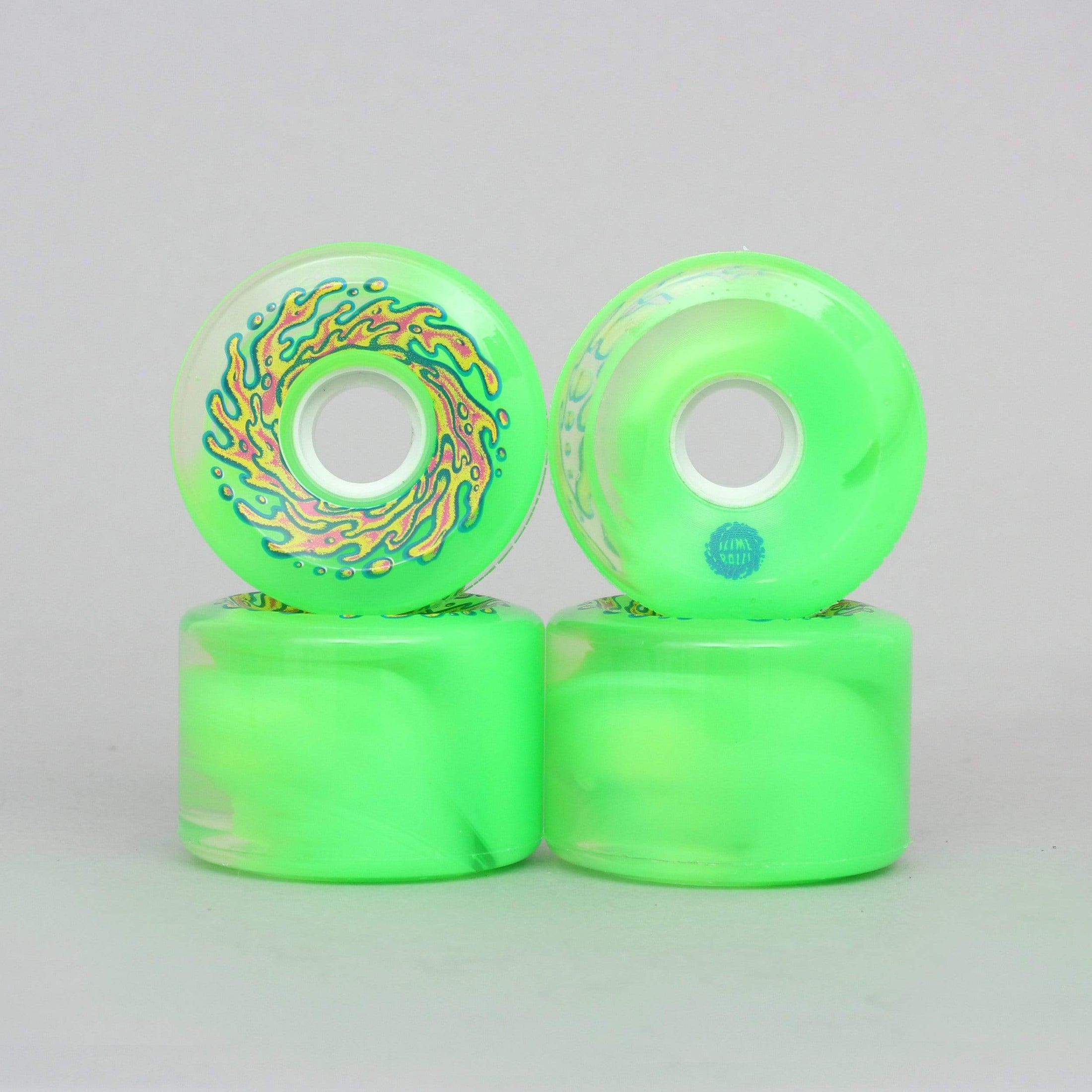 Santa Cruz 66mm 78A Slime Balls OG Slime Trans Wheels Green