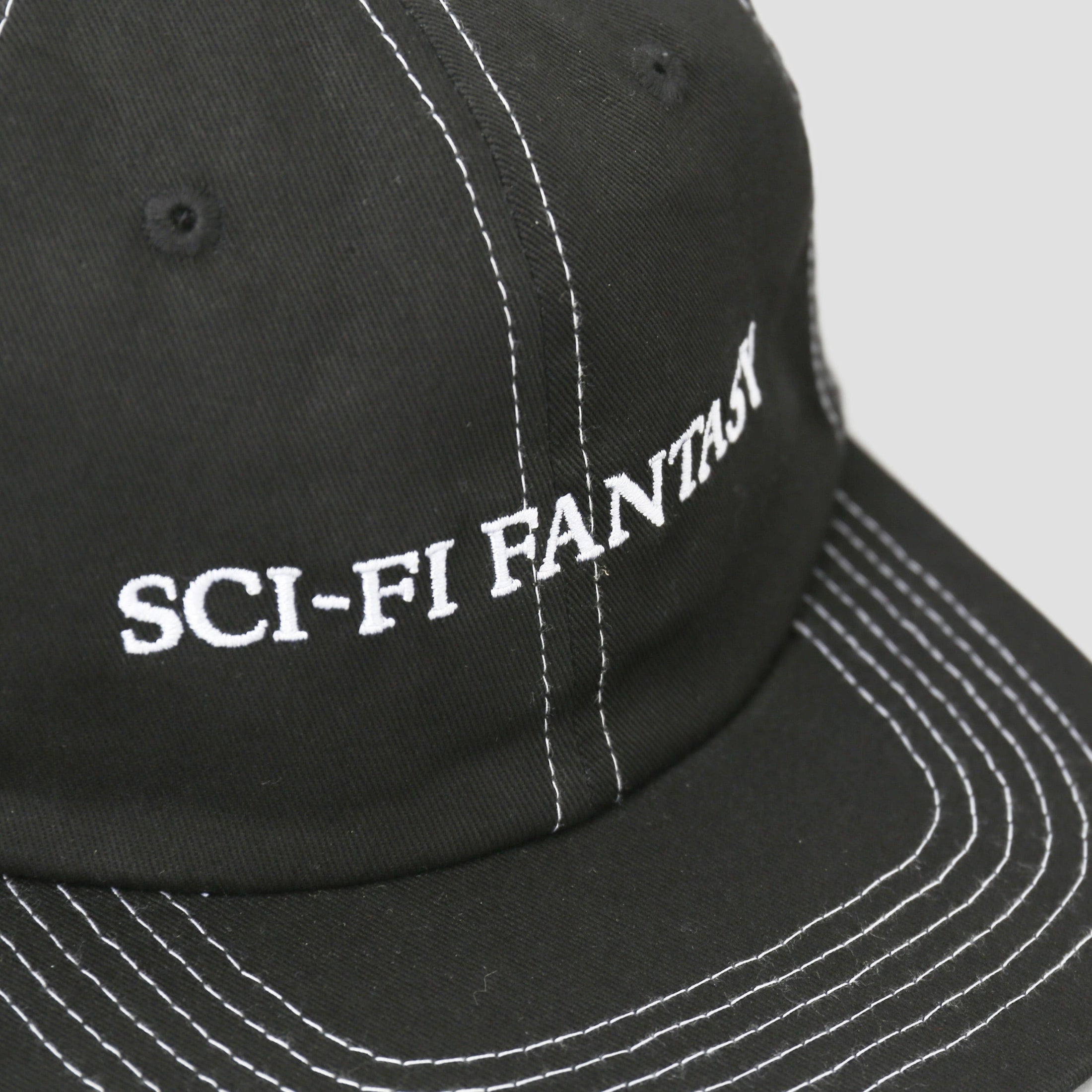 Sci-Fi Fantasy Flat Logo Cap Black