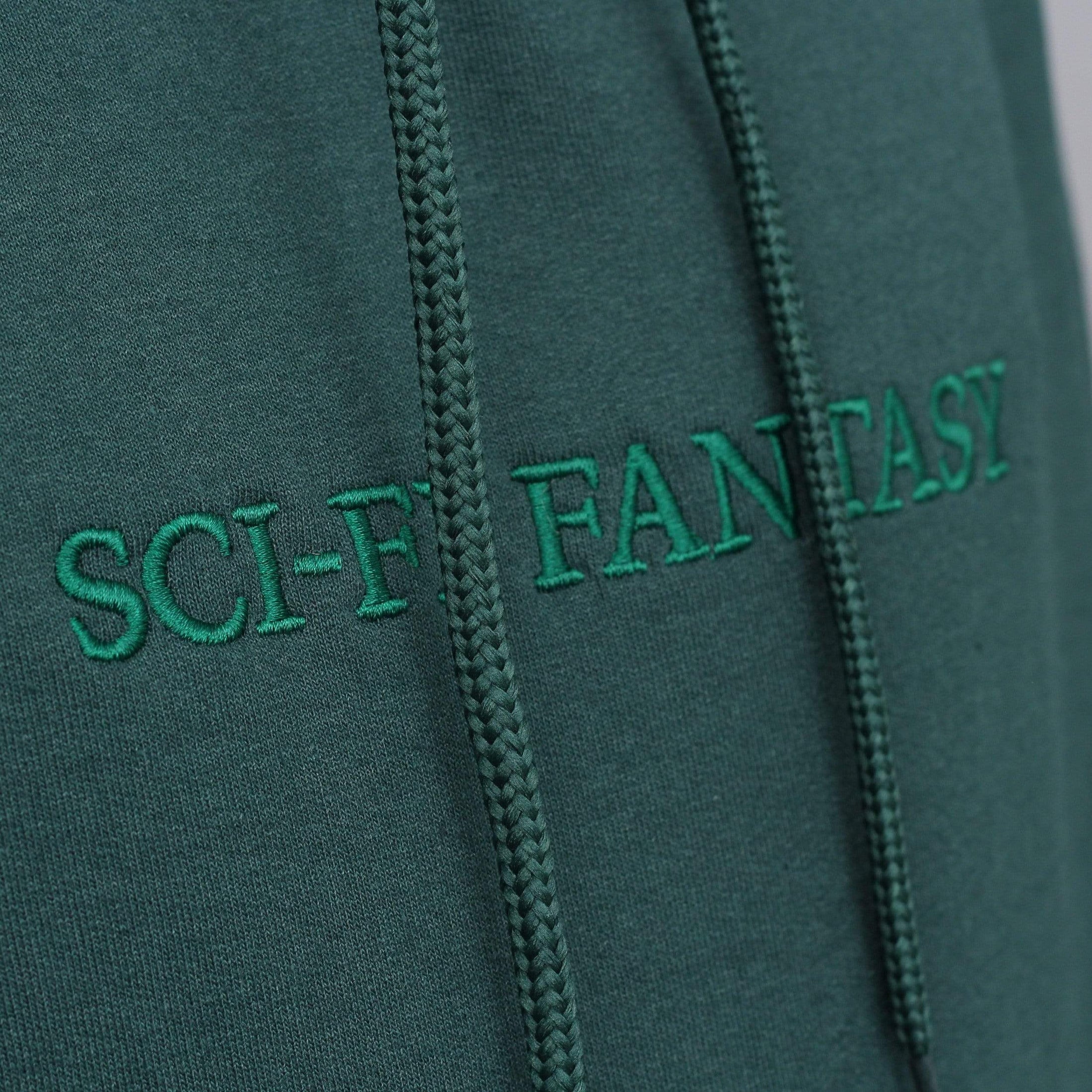 Sci-Fi Fantasy Logo Hood Green / Green