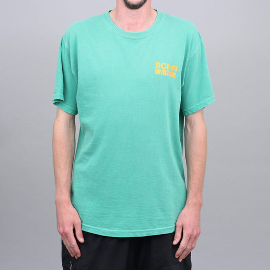 Sci-Fi Fantasy Generic Mandarin T-Shirt Jade