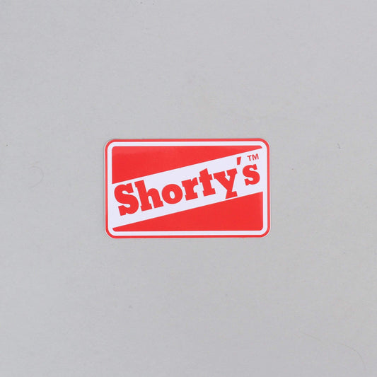 Shorty's OG Logo Small Sticker Red