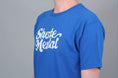 Load image into Gallery viewer, Skate Mental Knit Logo T-Shirt Royal

