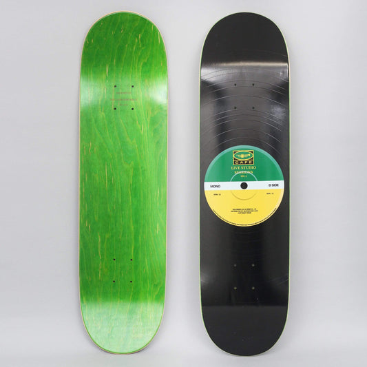 Skateboard Cafe 8.375 45 Skateboard Deck Green / Yellow