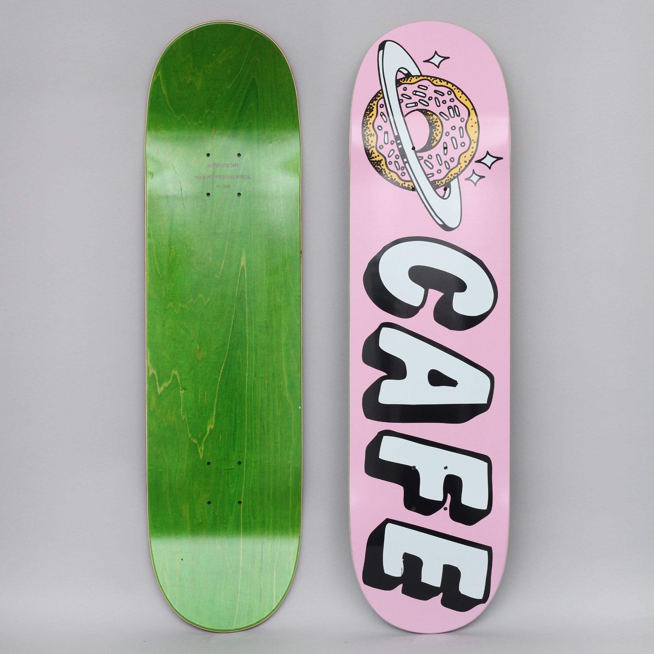 Skateboard Cafe 8.5 Planet Donut Skateboard Deck Pink