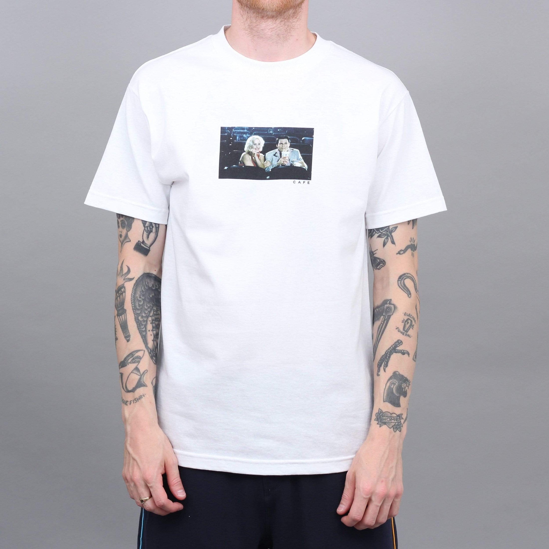 Skateboard Cafe Cinema T-Shirt White