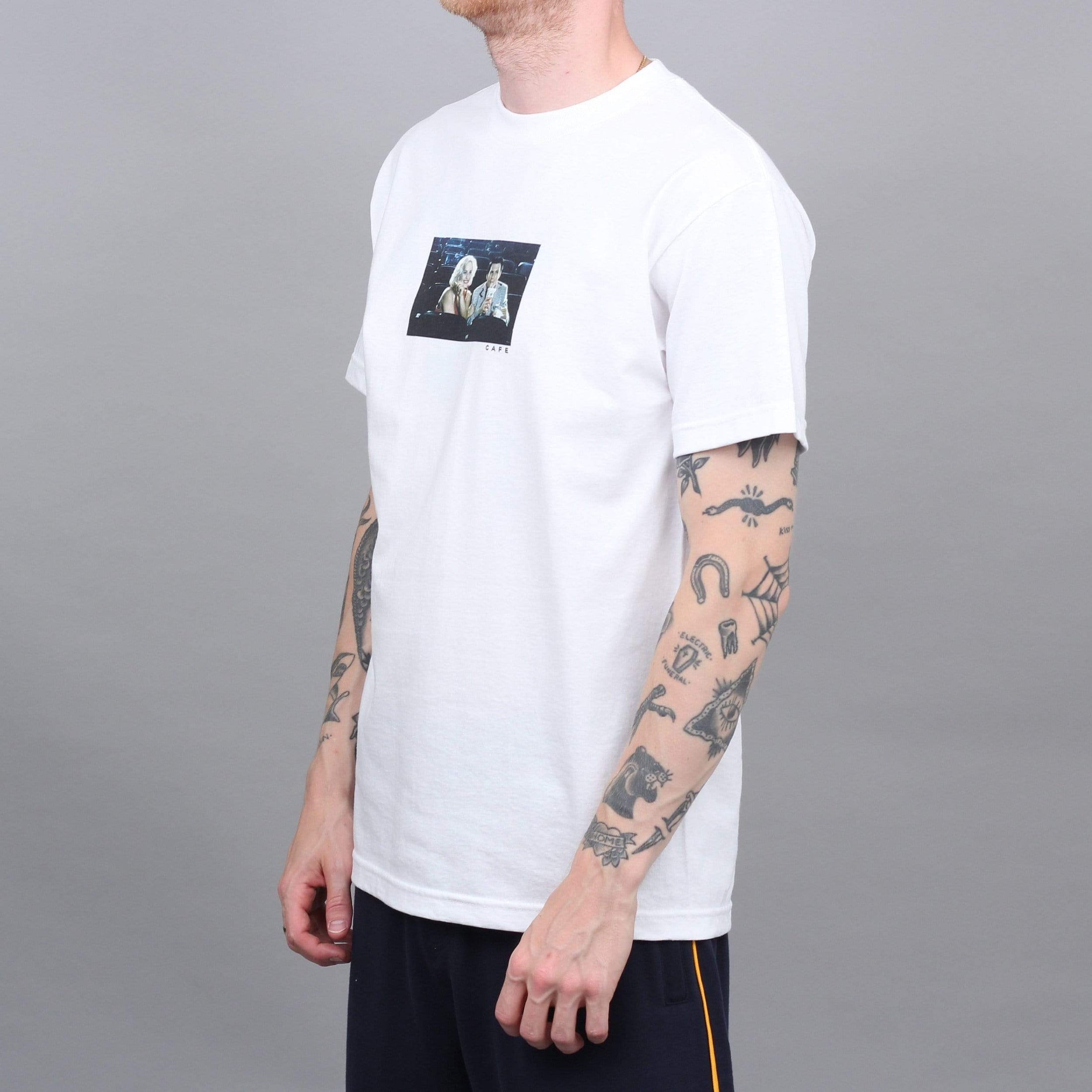 Skateboard Cafe Cinema T-Shirt White
