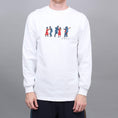 Load image into Gallery viewer, Skateboard Cafe Dance All Over Longsleeve T-Shirt White
