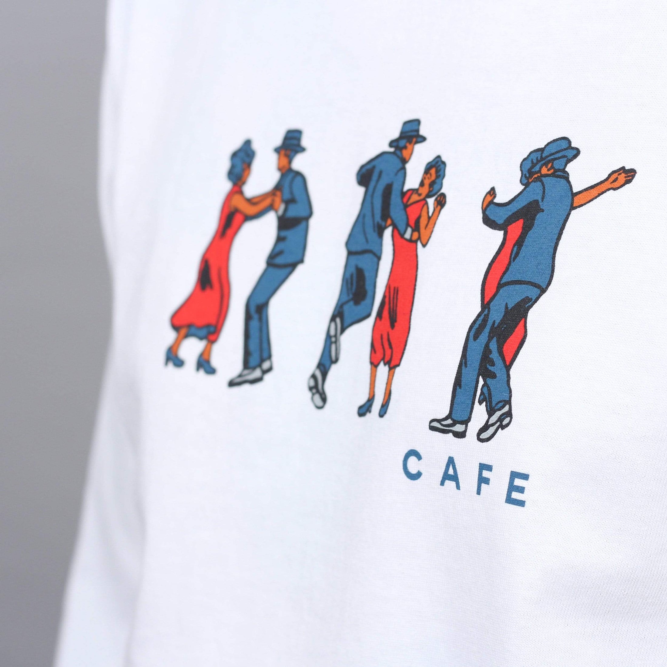 Skateboard Cafe Dance All Over Longsleeve T-Shirt White
