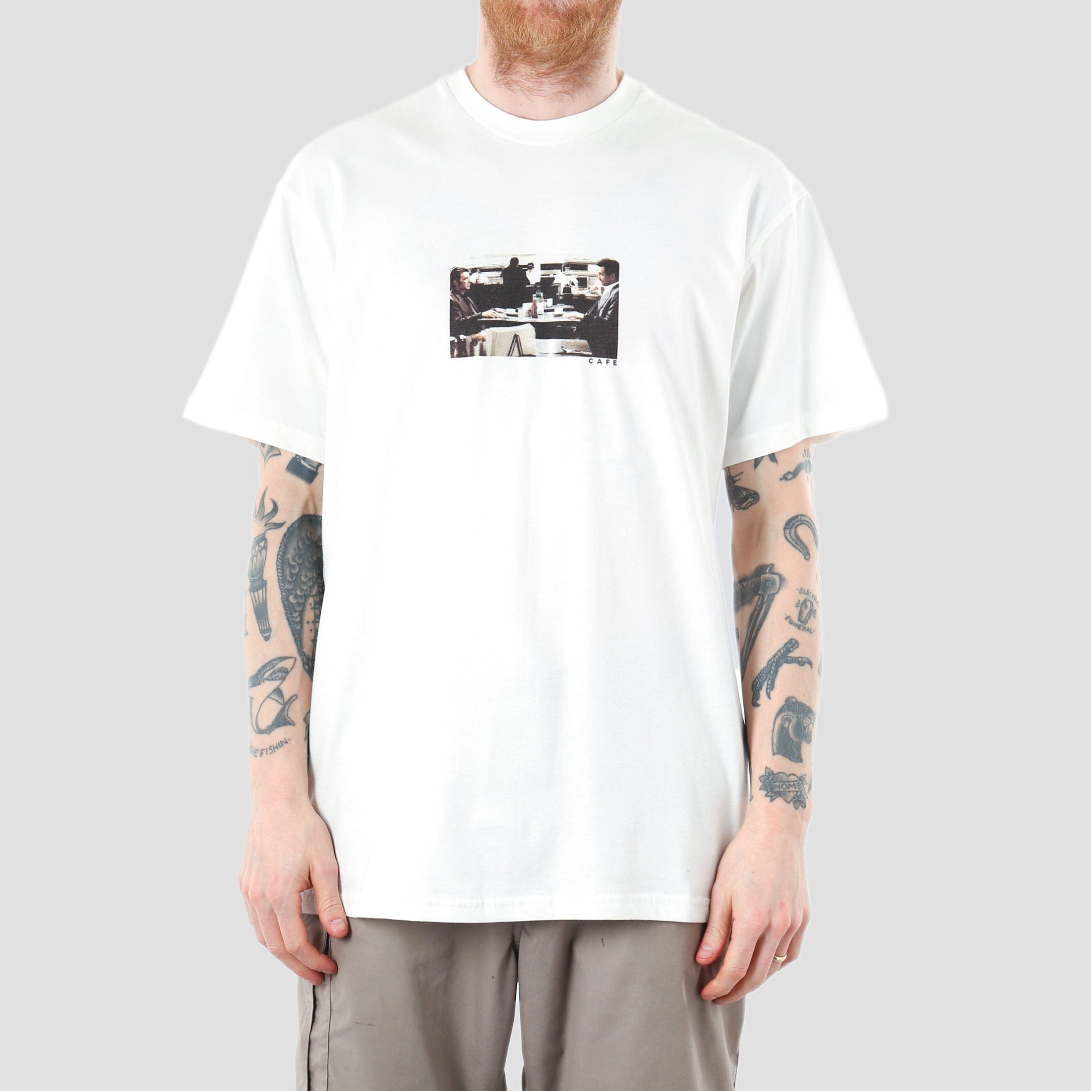 Skateboard Cafe Diner T-Shirt White