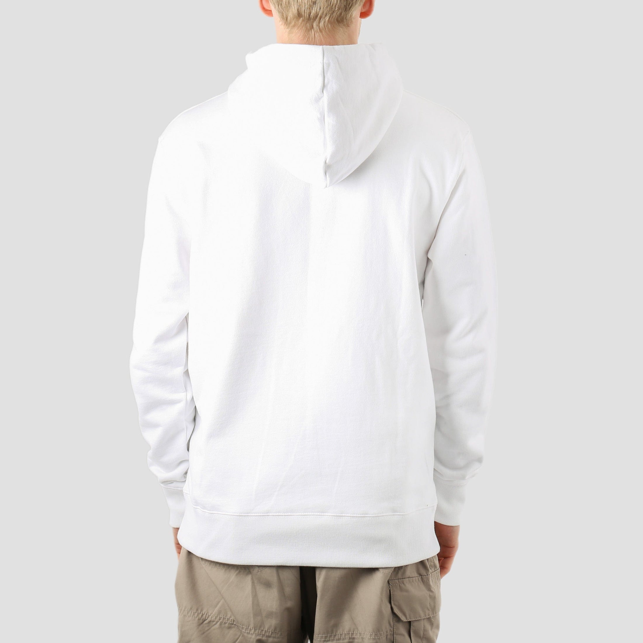 Slam City Skates Classic Chest Logo Hood White