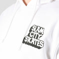 Load image into Gallery viewer, Slam City Skates Classic Chest Logo Hood White

