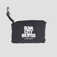 Load image into Gallery viewer, Slam City Skates Half Zip Shell Jacket Black
