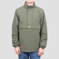Load image into Gallery viewer, Slam City Skates Half Zip Shell Jacket Olive
